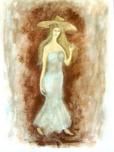 Pintura intitulada "A dama" por Roberto Armorizzi, Obras de arte originais