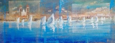 Pittura intitolato "Regata" da Roberto Balducci, Opera d'arte originale, Acrilico