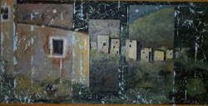 Peinture intitulée "entroterra ligure" par Roberto Balducci, Œuvre d'art originale