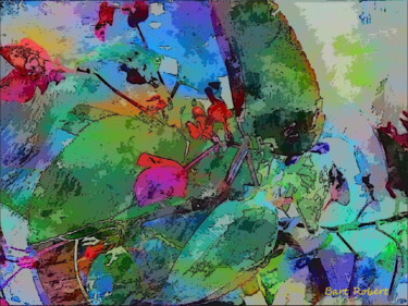 Digital Arts titled "Pianta in dissolvim…" by Roberto Bartoccini, Original Artwork, Digital Painting