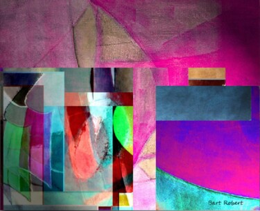Digital Arts με τίτλο "Quadro composto" από Roberto Bartoccini, Αυθεντικά έργα τέχνης, Ψηφιακή ζωγραφική