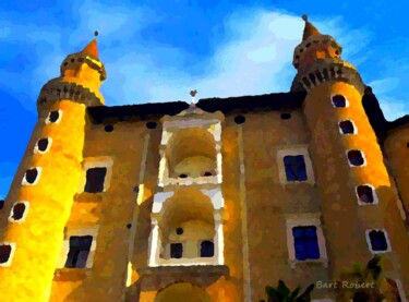 Arte digitale intitolato "Urbino - Città di R…" da Roberto Bartoccini, Opera d'arte originale, Pittura digitale