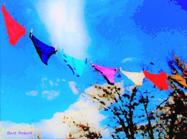 Digitale Kunst mit dem Titel "United colors" von Roberto Bartoccini, Original-Kunstwerk, Digitale Malerei