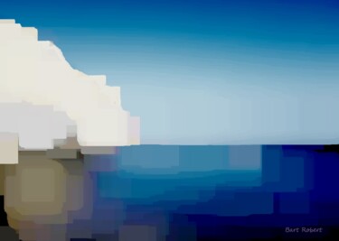 Arts numériques intitulée "Iceberg" par Roberto Bartoccini, Œuvre d'art originale, Peinture numérique