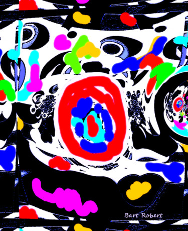 Arte digitale intitolato "Abstract chaos" da Roberto Bartoccini, Opera d'arte originale, Pittura digitale