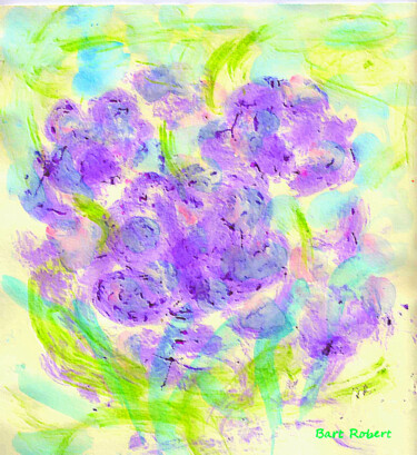 Arte digitale intitolato "Acqua_fleur 06" da Roberto Bartoccini, Opera d'arte originale, Pittura digitale