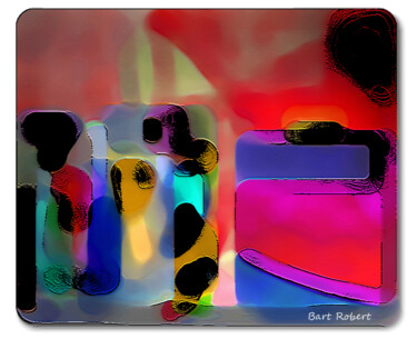 Цифровое искусство под названием "Monitor 01" - Roberto Bartoccini, Подлинное произведение искусства, Цифровая живопись