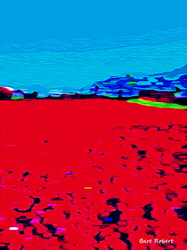 Цифровое искусство под названием "Desert" - Roberto Bartoccini, Подлинное произведение искусства, Цифровая живопись