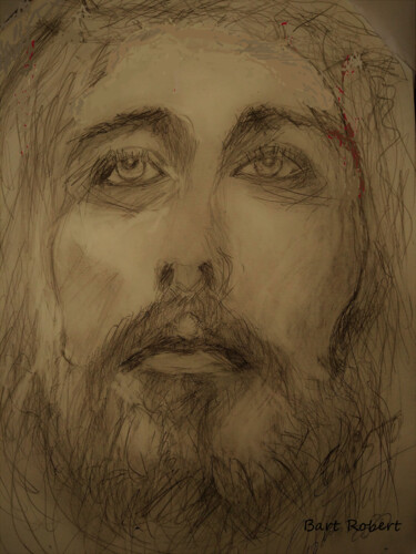 Arte digitale intitolato "Cristo risorto" da Roberto Bartoccini, Opera d'arte originale, Pittura digitale