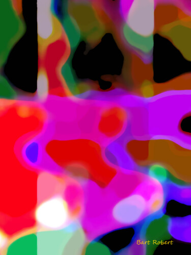 Digitale Kunst mit dem Titel "Plasma colors" von Roberto Bartoccini, Original-Kunstwerk, Digitale Malerei