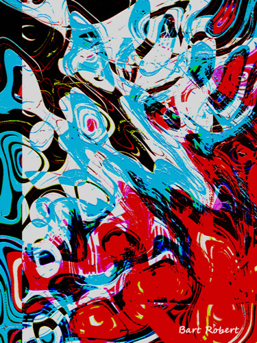 Digitale Kunst mit dem Titel "New design 09" von Roberto Bartoccini, Original-Kunstwerk, Digitale Malerei