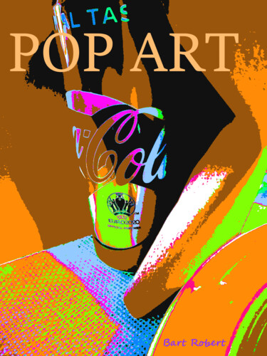 Digital Arts titled "Summer pop art 01" by Roberto Bartoccini, Original Artwork, Digital Painting