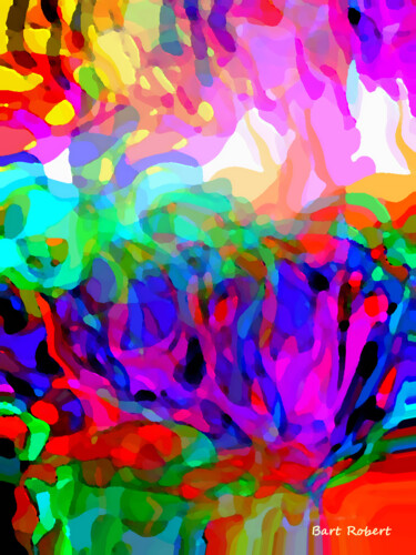 Digitale Kunst mit dem Titel "Colors & Colors" von Roberto Bartoccini, Original-Kunstwerk, Digitale Malerei