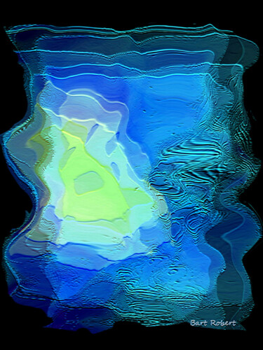 Arts numériques intitulée "Acqua form" par Roberto Bartoccini, Œuvre d'art originale, Peinture numérique