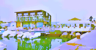 Digital Arts titled "Club nautico" by Roberto Bartoccini, Original Artwork, Digital Painting