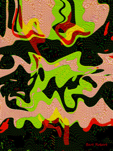 Digitale Kunst mit dem Titel "Magic design" von Roberto Bartoccini, Original-Kunstwerk, Digitale Malerei