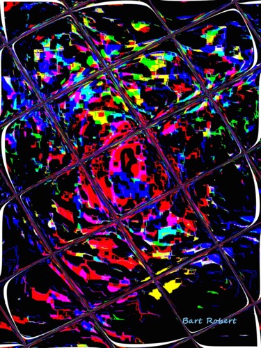 Arts numériques intitulée "Astratto 77" par Roberto Bartoccini, Œuvre d'art originale, Peinture numérique
