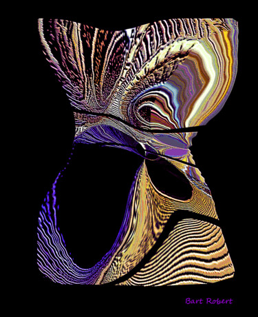 Design intitulée "Art design - Gold 03" par Roberto Bartoccini, Œuvre d'art originale, Accessoires