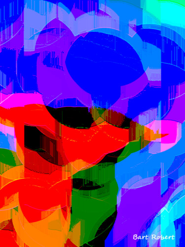 Arts numériques intitulée "Expo colors 2" par Roberto Bartoccini, Œuvre d'art originale, Peinture numérique