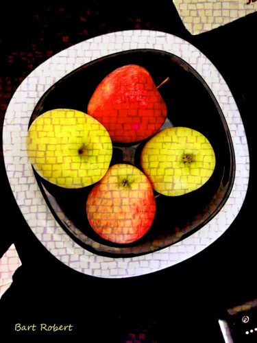 Photographie intitulée "Apples" par Roberto Bartoccini, Œuvre d'art originale, Photographie numérique