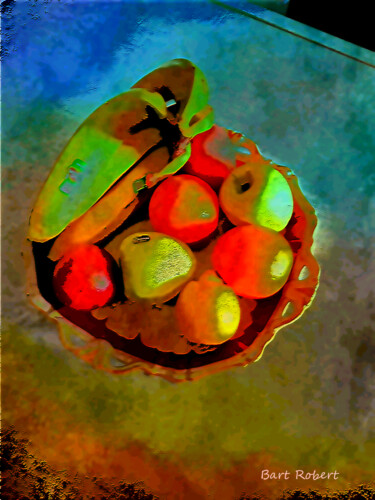 Arte digitale intitolato "Frutti assortiti" da Roberto Bartoccini, Opera d'arte originale, Pittura digitale