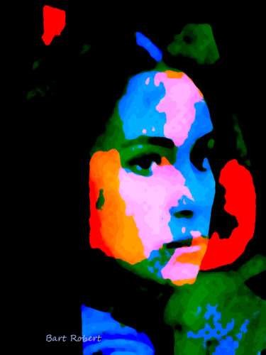 Digitale Kunst mit dem Titel "Colori di donna" von Roberto Bartoccini, Original-Kunstwerk, Digitale Malerei