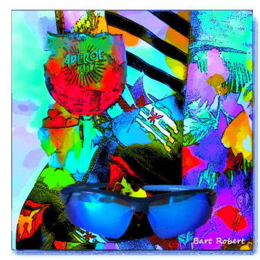 Digitale Kunst mit dem Titel "Colori dell'estate" von Roberto Bartoccini, Original-Kunstwerk, Fotomontage