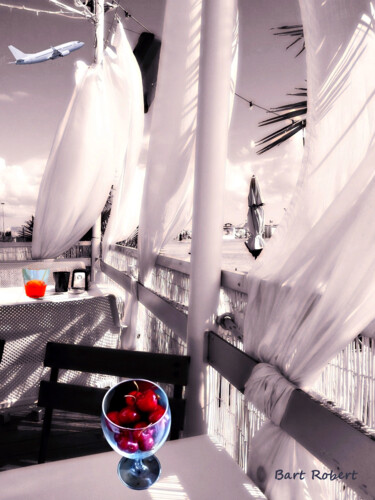 Фотография под названием "Beach bar" - Roberto Bartoccini, Подлинное произведение искусства, Манипулированная фотография