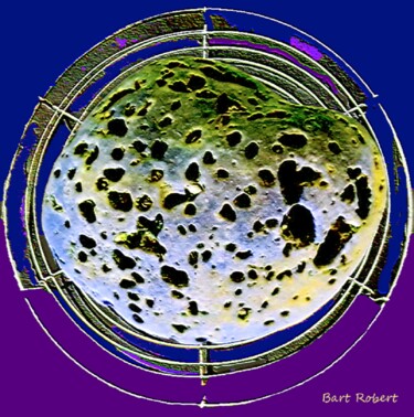 Arts numériques intitulée "Meteorite 2022" par Roberto Bartoccini, Œuvre d'art originale, Peinture numérique