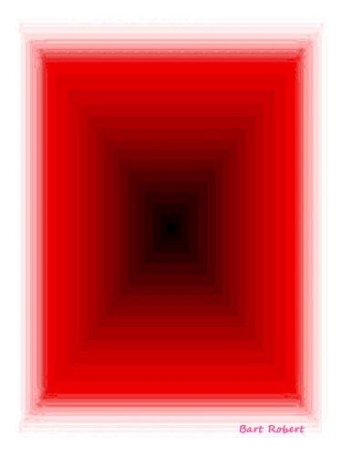 Digitale Kunst mit dem Titel "Red magnetic" von Roberto Bartoccini, Original-Kunstwerk, Digitale Malerei