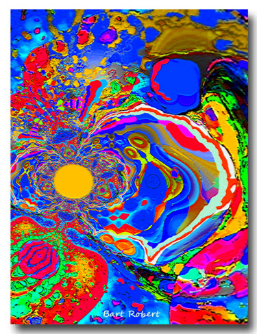 Digital Arts titled "Cosmos 22" by Roberto Bartoccini, Original Artwork, Digital Painting