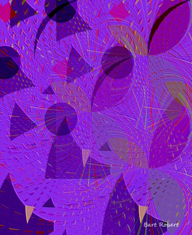 Digitale Kunst mit dem Titel "Form colors" von Roberto Bartoccini, Original-Kunstwerk, Digitale Malerei
