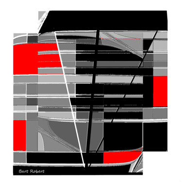 Digitale Kunst mit dem Titel "Blak file 2" von Roberto Bartoccini, Original-Kunstwerk, Digitale Malerei