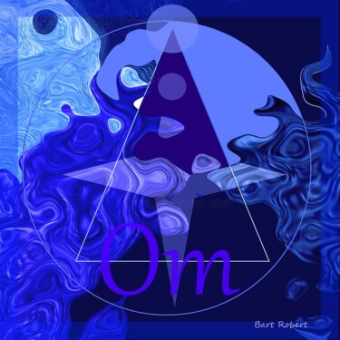 Digital Arts titled "OM" by Roberto Bartoccini, Original Artwork, Digital Painting