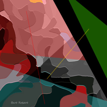 Arte digitale intitolato "Octobre 26" da Roberto Bartoccini, Opera d'arte originale, Pittura digitale