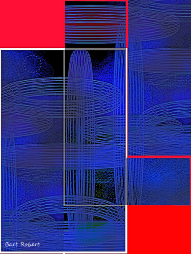 Digitale Kunst mit dem Titel "Design 96" von Roberto Bartoccini, Original-Kunstwerk, Digitale Malerei