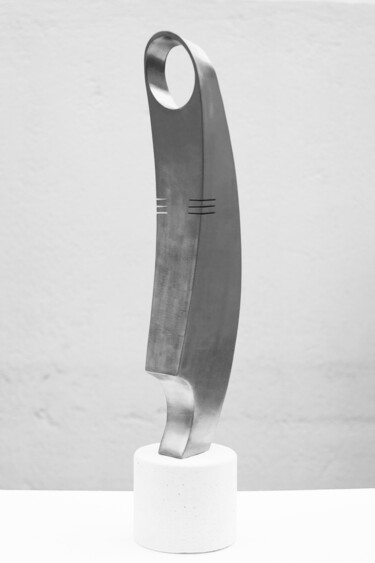 「Obosom 20」というタイトルの彫刻 Roberto Canduelaによって, オリジナルのアートワーク, 金属
