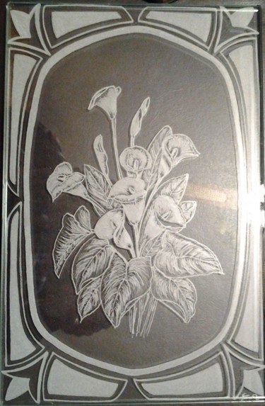 Incisioni, stampe intitolato "vetro 3" da Roby, Opera d'arte originale, incisione