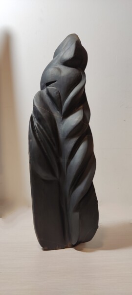 Escultura titulada "corazón herido en e…" por Roberto García López, Obra de arte original, Piedra