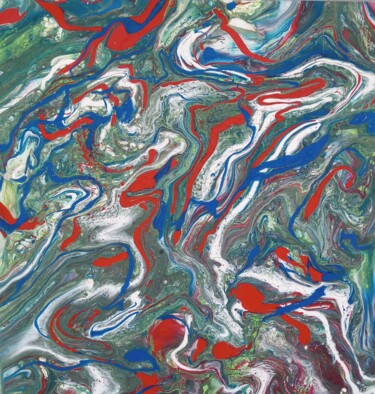 Schilderij getiteld "Ruscello" door Roberto K. Lirussi, Origineel Kunstwerk, Acryl