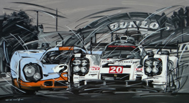 Pittura intitolato "Porsche Le Mans 919…" da Roberto Muccillo, Opera d'arte originale