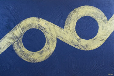 Pittura intitolato "#44 interconnessioni" da Roberto Prandi, Opera d'arte originale, Acrilico