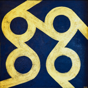 Ζωγραφική με τίτλο "#48 interconnessioni" από Roberto Prandi, Αυθεντικά έργα τέχνης, Ακρυλικό