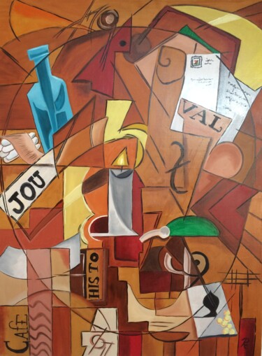Painting titled "FLEBILE SPERANZA" by Roberto Re, Original Artwork, Oil Mounted on Wood Panel