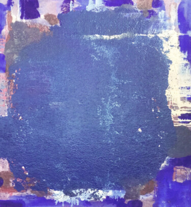제목이 "Blau"인 미술작품 Roberto Romei Rotondo로, 원작, 기름