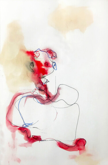 "The Strawberry Girl" başlıklı Tablo Roberto Romei Rotondo tarafından, Orijinal sanat, Mürekkep