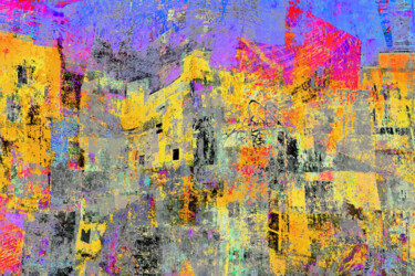 Digital Arts titled "Grand Hotel" by Roberto Saiz, Original Artwork, Digital Painting