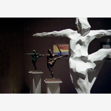 Skulptur mit dem Titel "DANCE - METAL SCULP…" von Roberto Tagliazucchi, Original-Kunstwerk, Bronze