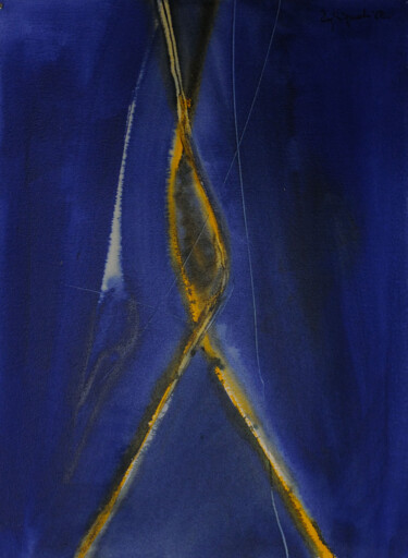Peinture intitulée "RHAPSODY BLU  07" par Roberto Tagliazucchi, Œuvre d'art originale, Acrylique