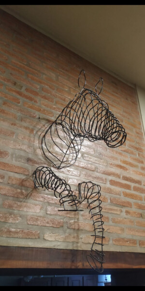 Скульптура под названием "Jump" - Roberto Zaya, Подлинное произведение искусства, Металлы